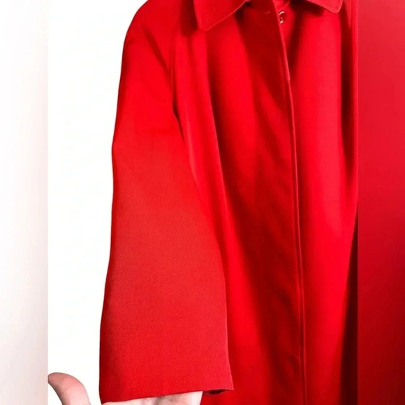 Burberry Red Trench Coat - Picture 8 of 15